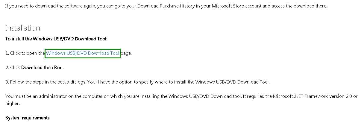 Windows 7 USB/DVD Download Tool