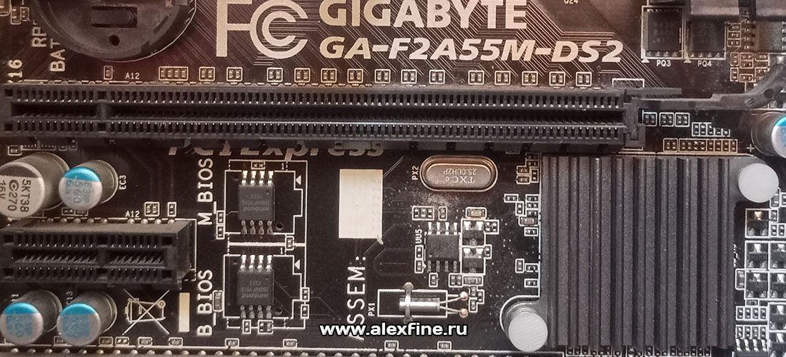 Проблемная материнская плата Gigabyte GA-F2A55M-DS2